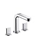 Produktbild Hansgrohe 14063000 3-Loch Waschtisch Armatur Metropol S, chrom