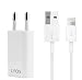 Produktbild LYOS Ladekabel Netzteil 1 Meter Ladeset [SCHNELLES Aufladen] passend für iPhone XS, XS Max, X, Xr, 8, 8 Plus, 7, 7 Plus, 6s, 6s Plus, 6, 5s, SE und iPad