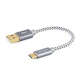 Hochwertige Materialien: Mit AKTUALISIERTSTE VERSION! Dieses Kabel verwendet hoch Qualität,ein Widerstand von 56kΩ , Ausgangsleistung bis 20V, 2,4 Amp, um Ihre Geräte vor Beschädigung der Überstorm und Überspannung, zu schützen und um einer sichere Aufladung zu versichern , Kompatibel mit USB Type-C Specification Release 1.1. Abschnitt 4.5.3.2.4