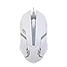 Price comparison product image Gaming Wired X7 Mouses For PC Laptop 1600 DPI USB Optical Mice Luminous (White)