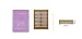 1000Pcs Thin Invisible Eyelid Tape Double Eyelid Stickers Beauty Tool with Purple Box Plastic Small Fork and Mirror (Purple)