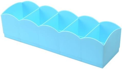Fanmeili SN2332 Drawer Organizer Tray Desktop Container, Blue