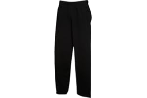 INSAFIANS Kids Boys Girls Fleece Jog Pants – School PE Jogging Bottoms Unisex Open Hem Sports Trousers