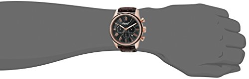 Ingersoll Herren Analog Quarz Uhr mit Leder Armband INQ040BKRS_Brown