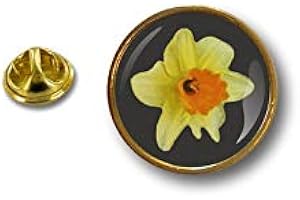 Akachafactory pins pin Badge pin's Metal Broche Pince Papillon Drapeau Jonquille Saint David