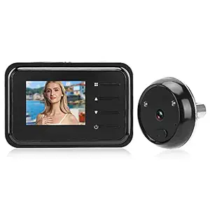 LCD Door Eye Camera, 90� Wide?Angle Lens Video Doorbell Digital Night Vision HD for Office for Home for Hotel for Apartment