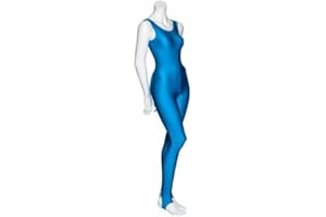 KATZ DANCEWEAR KDC011 Ladies Girls Shiny Stirrup Dance Gymnastics Sleeveless Unitard Catsuit