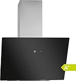 Bomann DU 7604 G Hotte verticale 60 cm de large/EEK A+/ Touch Control / 9 niveaux de puissance/éclairage LED / 522, 81 m3/h/noir/argenté