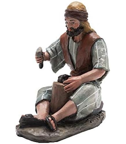 Figure Presepe Triciclo Editores - Altezza 11 Cm, In Resina E Alabastro, Copie Esclusive Di Jose Luis Mayo (Set Di Figure) - 5