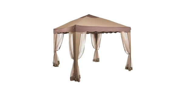 portable gazebo with netting