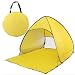 Produktbild LaDicha Portable Pop up Faltung Sonnenschirm Zelt Automatik Schnell Öffnen UV Überdachung Schutz - Gelb