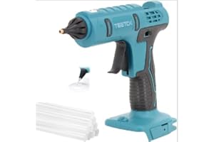 MAENGRE 18V Akku Heißklebepistole GluePen für Makita Akku 18V BL1830 BL850, Hitzebeständig bei Hohen Temperaturen, Auslaufschutz/Verbrennungsschutz 11mm (inkl. 10 Klebestifte, ohne Akku)