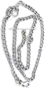 Dog Chain Silver Heavy Weight Dogs Leash Heavy Duty Dog Chain Specially for Small Dogs & Puppies with Heavy Hook (Chain No.12(Small))