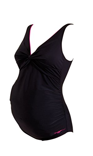 Zoggs Women's Hayman Maternity Tank Swim Suit - Black, 36-Inch/12-Inch