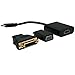 Price comparison product image Value ' 12993229 Display Adapter USB Type C to VGA + HDMI + DVI black