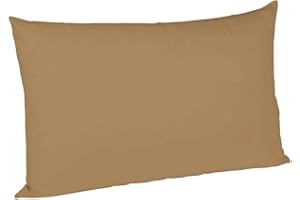 Fleuresse Colours Kissenbezug, Mako Satin, Braun, 40 x 60 cm