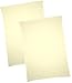 BabyPrem Pack of 2 Flat Cotton Crib / Pram Sheets 84 x 43cm CREAM