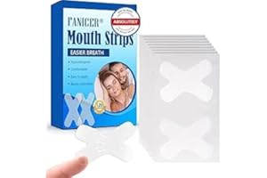 YOLONCE Mouth Tape for Sleeping 120 Stück,Sleep Strips Mundband,Mundpflaster gegen Schnarchen,Helfen Schnarchen zu Reduzieren für Atmen Und Besser Schlafen