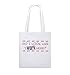 Produktbild Comedy Bags - Do i look like i work here - Jutebeutel - lange Henkel - 38x42cm - Farbe: Weiss / Rosa-Violet