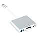 Produktbild USB 3.1 Typ C zu HDMI/Der U89/USB 3.0 Adapter Kabel, 4 K 3 in 1 USB C Hub Konverter Kordel für Apple New MacBook Chromebook Pixel Dell XPS 13 Yoga 900 Lumia 950 950 X L HDTV Projektor