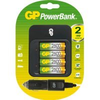 Preisvergleich Produktbild GP Powerbank 550 + 4 AA 2600 MAH Ladegerät