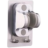 Orret Home Adhesive Chrome Shower Hanger, Adhesive Joint For Bathroom And Shower Cabin, Shower Head Holder