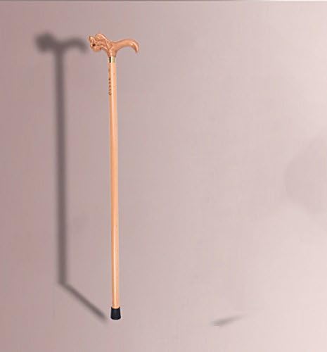 Wood Stick   Super Strong   Wooden Carving Leading Alpenstock T Handle Walking Hiking   Solid Wood Old Man Walking Stick