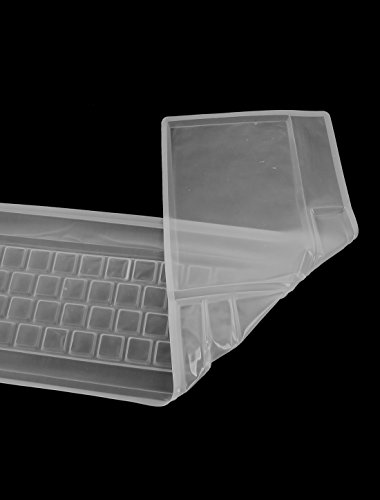 Weiß Silikon-Tastatur Schutzfolie für 17,7-Zoll-Laptops - 2