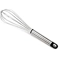 RICHBELLS Steel Hand Blender Mixer Froth Egg Whisker Latte Maker for Milk Coffee Egg Beater Juice (9 Inches)