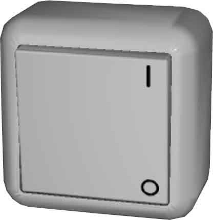 Preisvergleich Produktbild Elso Ausschalter 2 16 A Schraubklemme CONTURA, reinweiß, 391204