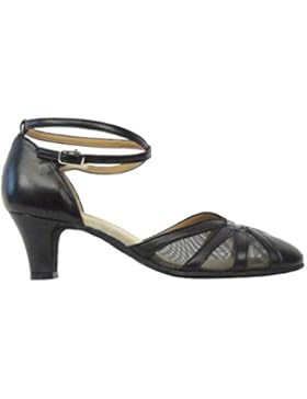 9294 Rumpf Damen Tanzschuhe Latein Salsa Rumba Tango Ballroom Schuhe Material Leder, Chromledersohle Absatz 5,5...