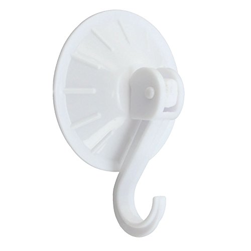 COM-FOUR® 8x Saughaken Saugnapf Haken Aufhänger mit Hebel bis 1 kg - 4