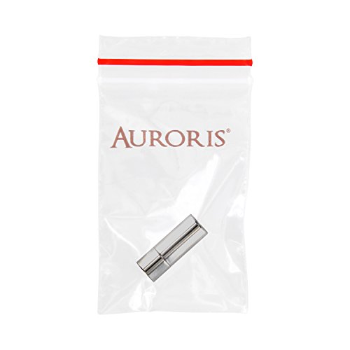 AURORIS – zylinderförmiger Magnetverschluss aus Edelstahl – Loch: 5mm / 5 Stück - 4