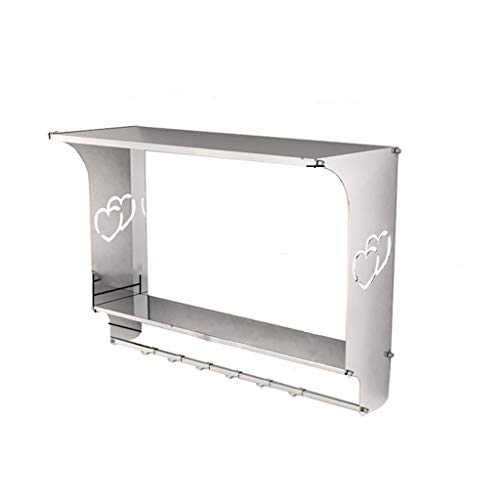 WYB Kitchen Racks Stainless Steel Kitchen Shelf Wall Mount Wall Shelf Microwave Oven Rack Seasoning Storage Rack Shelf