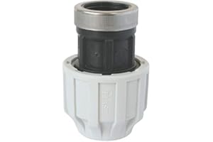 SOMATHERM FOR YOU SOMATHERM PER VOI - plastica raccordo femmina dritto per D20 tubo in PE - F15 / 21 - bloccaggio esterno