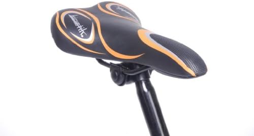 Bike Saddle WITTKOP Kinetik Limited Race MTB Trekking with Saddle Clamp black / orange