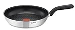 Tefal Comfort Max Stainless Steel Non-Stick Frying Pan, 20 cm - Silver