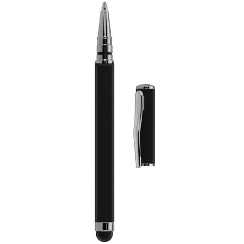 3in1 Set: kwmobile Hülle für Asus Memo Pad FHD 10 ME302C – 360° Standfunktion Case Tablet Schutzhülle Kunstleder – Smart Cover Tabletcase Schwarz + Folie, kristallklar + Stylus, Schwarz - 8