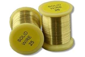 Veniard Fly Tying Wire, PRICE IS FOR TWO SPOOLS Choice colour/size Gold or Silver x 2