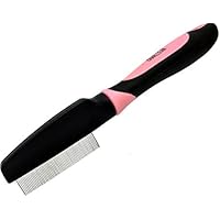 [Gesponsert]Flohkamm, Läusekamm & Staubkamm für Katzen & Hunde von CHARLLEAN - Profi Floh Kamm für Hund & Katze