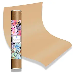 Royalkart 4.5ft x 2.2ft PVC Backdrops for Photography Waterproof | Flatlay Photography Backdrops for Product Photoshoots (Butter Milk)