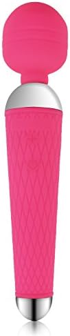 Crazy Queen S013-PK Handheld Massage Wand Mini 16 Speed Electric Massagers Wand Massager for Foot, Neck, Legs, Back, Shoulders, Body