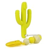 【Cadenas para chupetes】La silicona masticable cadena chupete personalizado Los abalorios también son mordedores, que brindan alivio de la dentición y masaje de encías para los bebés con dentición. El clip de chupete diseñado para un agarre fácil es ideal para manos pequeñas y ayuda a la coordinación, combina el ejercicio para manos jóvenes, encías y dientes.Si tu Bebé no usa bebé Silicona Cepillos de dientes Mordedor de cactus, podrás enganchar los chupete.
