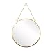 Produktbild Black Velvet Studio Spiegel, Mirror Metall, Color golden. Kreisform. Nordischen Stil. 25x25x1 cm.