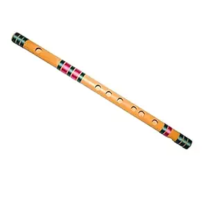 IBDA bamboo bansuri for professional/learner/beginner handcrafted musical flute (C Scale 19 inch)