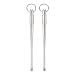 Lixada 2pcs Titanium Alloy Earpick Ear Cleaner Curette Earwax Remover