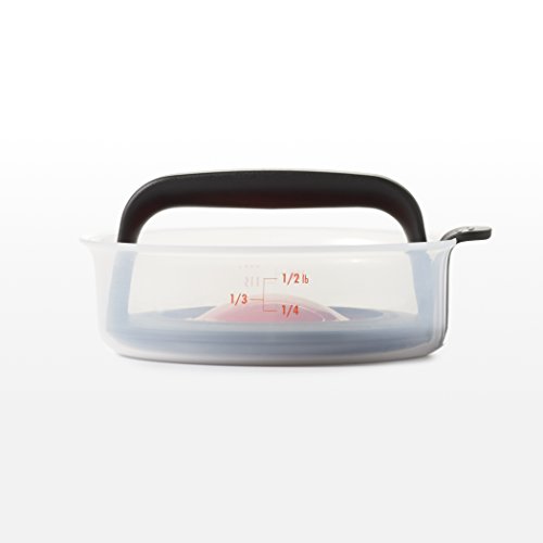 OXO Good Grips 11153800 Burgerpresse, Kunststoff, mehrfarbig, 14 x 14 x 6 cm - 2