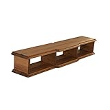 Ahorro de espacio y gran capacidad de almacenamiento: los soportes de TV montados en la pared ayudan a liberar una cantidad limitada de espacio, lo que le brinda gran capacidad de almacenamiento para decodificadores, decodificadores, CD, DVD, consolas de juegos, proyectores, satélites y componentes de TV