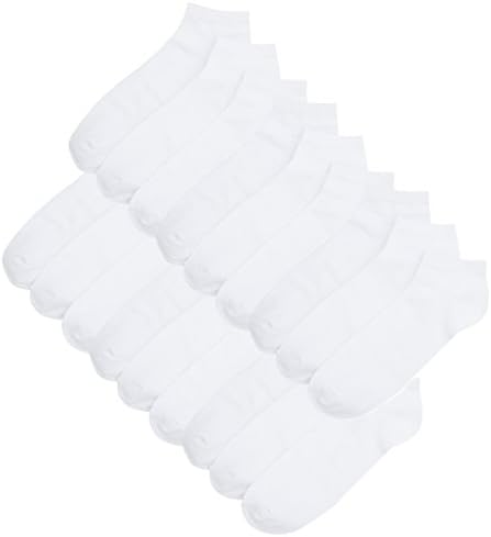 Red Tag Men's Low Cut Ankle Socks | 9 & 18 Pairs | Size 6-11 | Trainer Liner