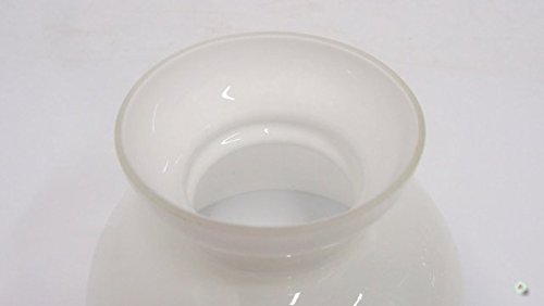 Petroleumlampenschirm 125 168 150 mm Glas weiß Vestaschirm Ersatzglas Öllampe - 3